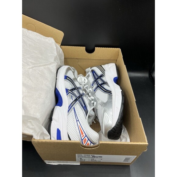 ASICS Gel-1130 \'White Prussian Blue\' GS SZ 6Y / 7.5 Women’s (1204A163-105) NEW! main image 10
